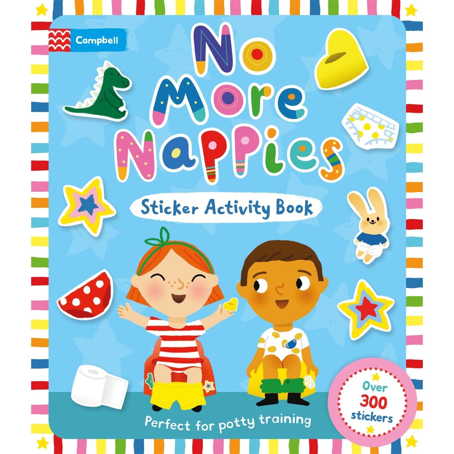 No More Nappies Sticker Activity Book - Perfect for potty training, with over 300 stickers! | Paperback | Children's Book
