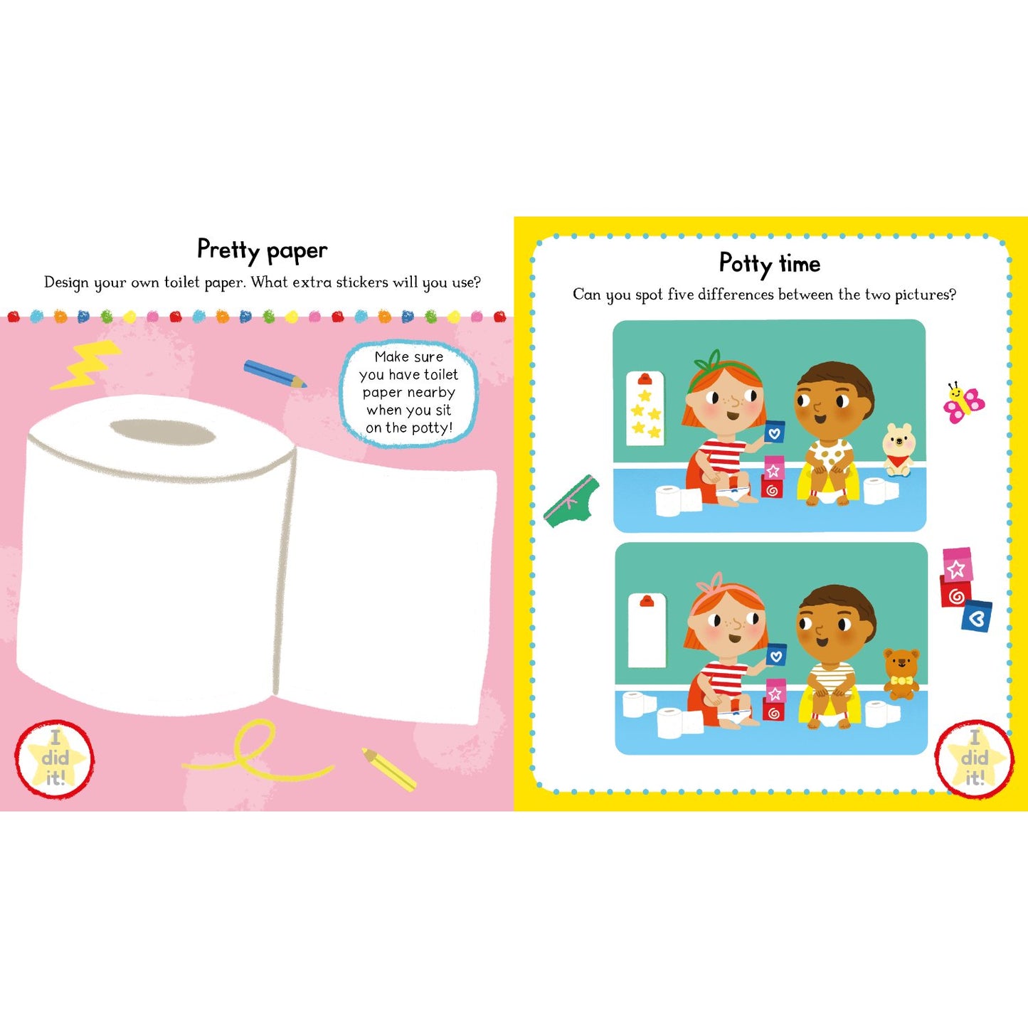 No More Nappies Sticker Activity Book - Perfect for potty training, with over 300 stickers! | Paperback | Children's Book