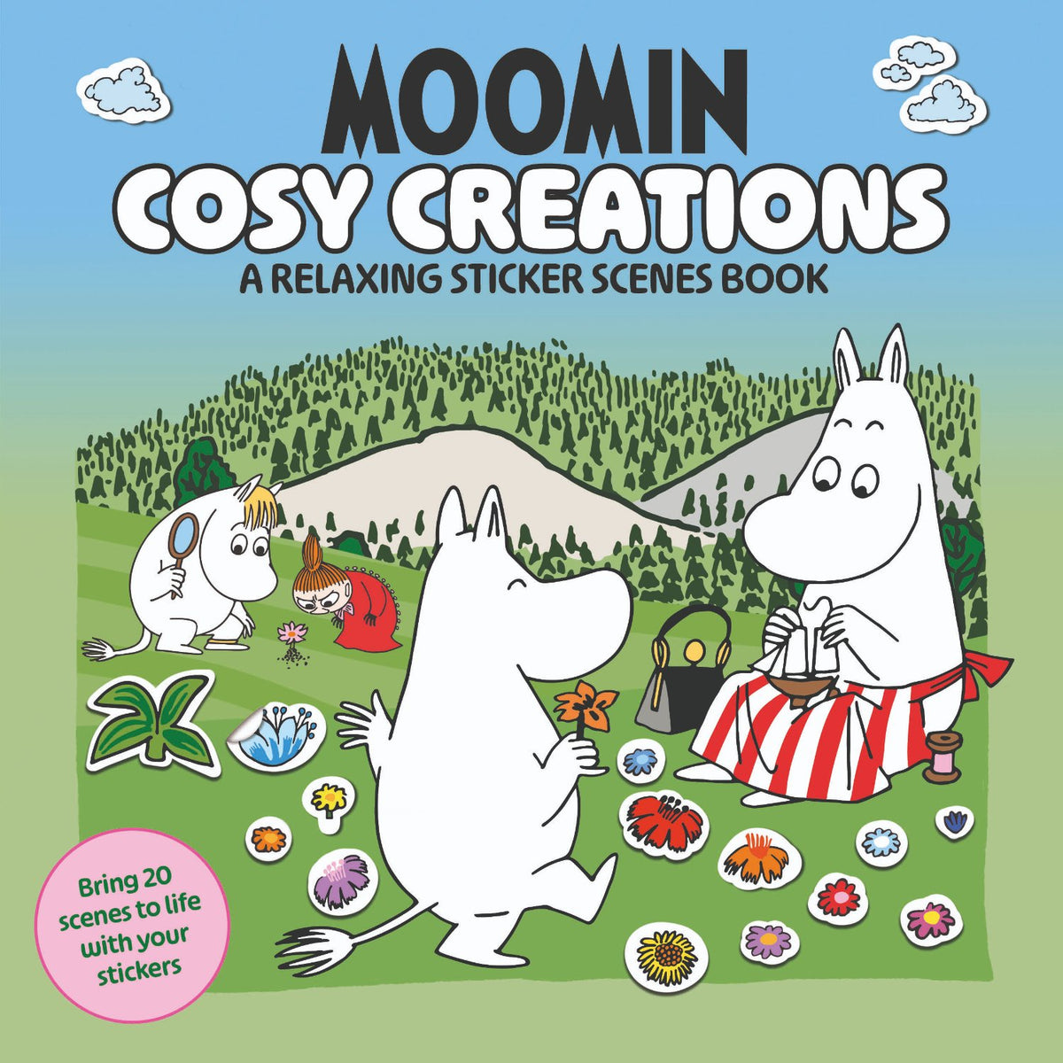 Children's paperback cover: 'Moomin Cosy Creations' by Macmillan Children's Books