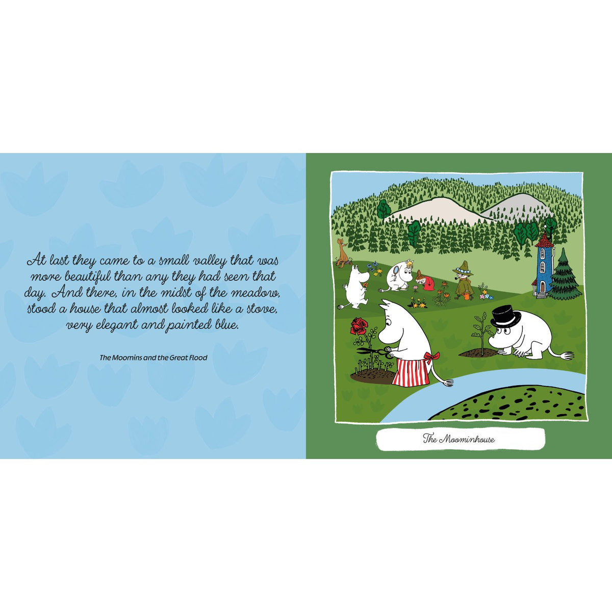 Sample pages (3) from 'Moomin Cosy Creations' by Macmillan Children's Books - children's paperback