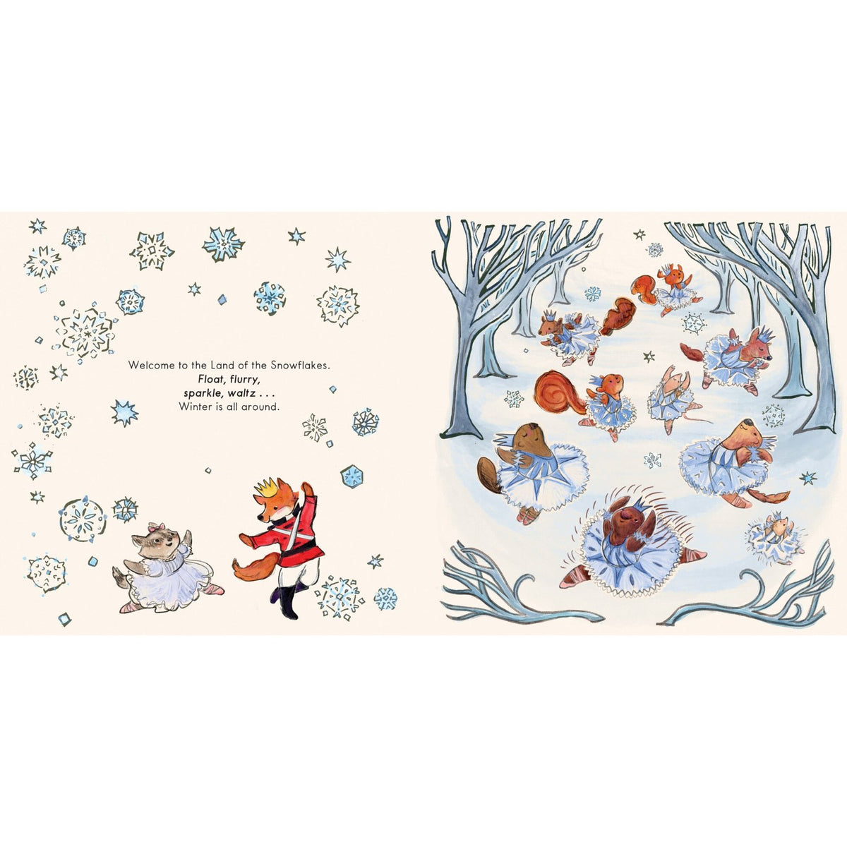 Sample pages (3) from 'Woodland Nutcracker' by Faith Pray - preschool hardcover