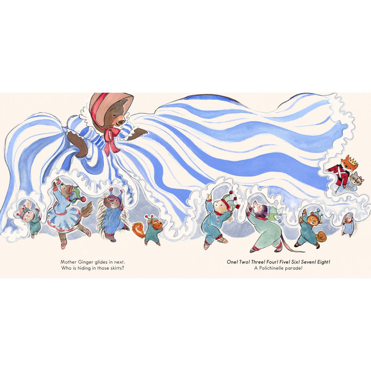 Sample pages (4) from 'Woodland Nutcracker' by Faith Pray - preschool hardcover