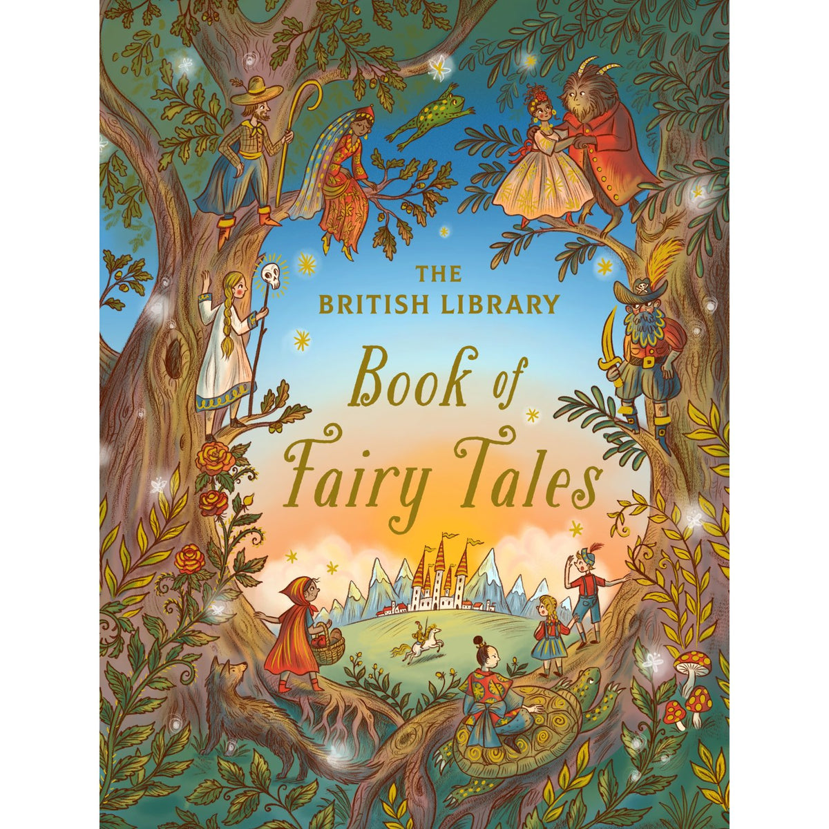 Children's hardcover cover: 'British Library Book of Fairy Tales' by Freya Hartas