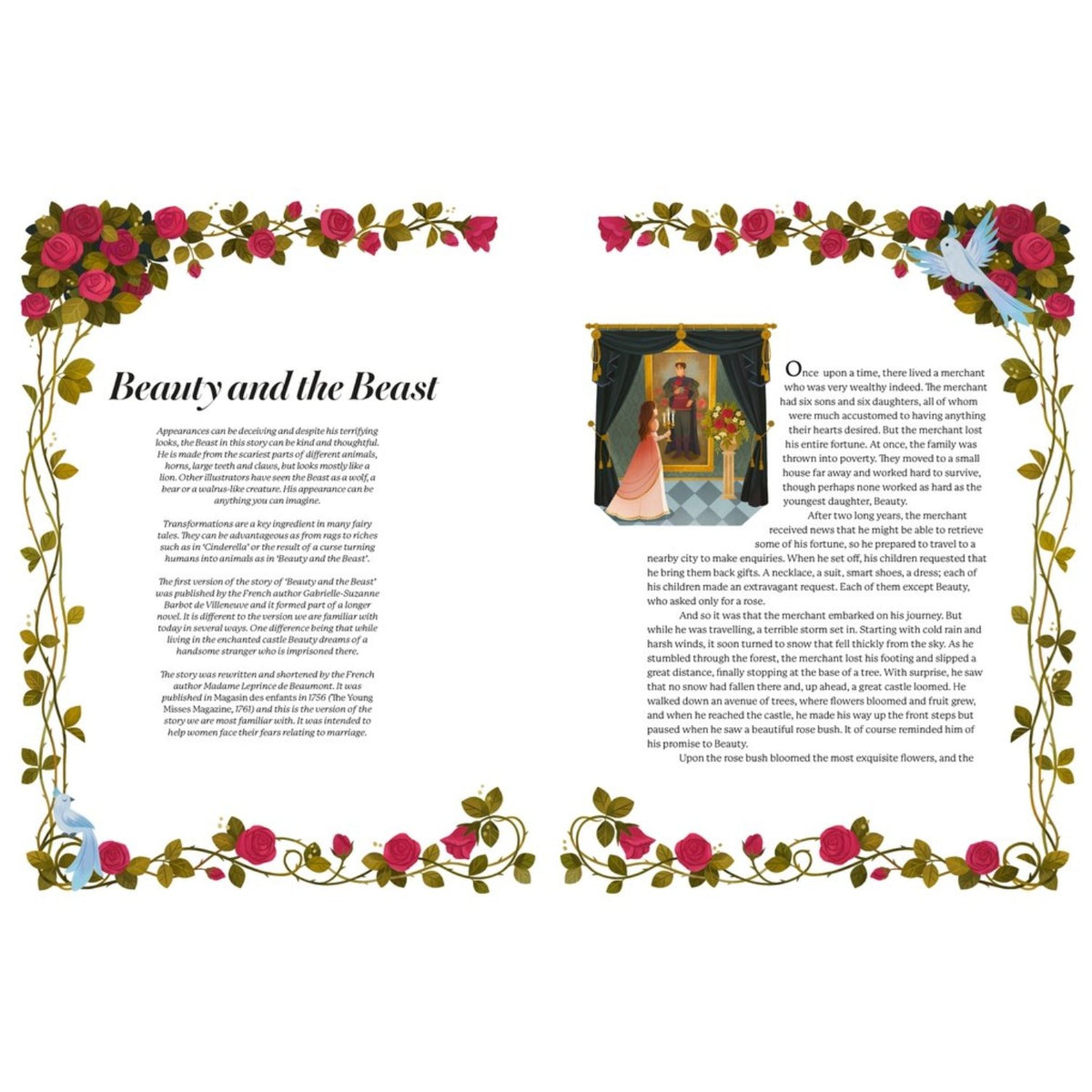 Sample pages (3) from 'British Library Book of Fairy Tales' by Freya Hartas - children's hardcover
