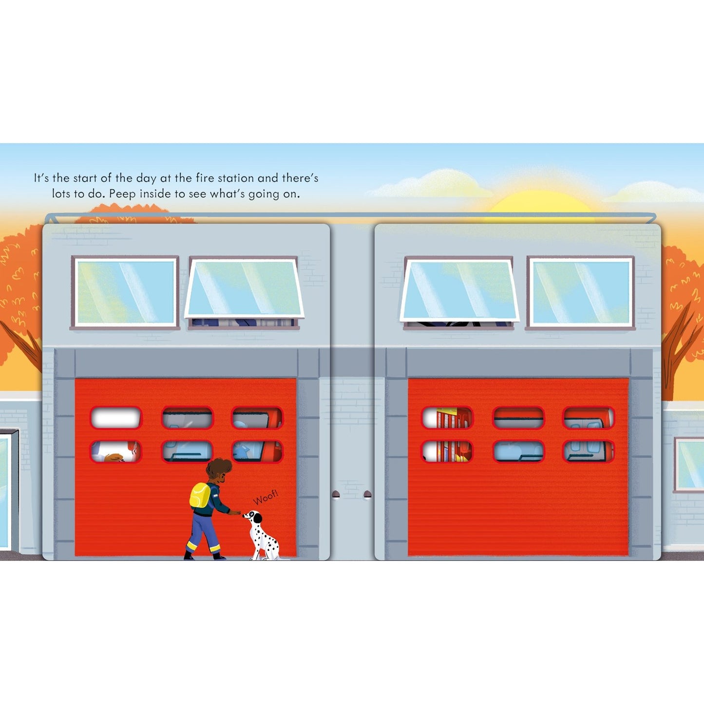 Peep Inside how a Fire Engine works | Children's Board Book on Things That Go
