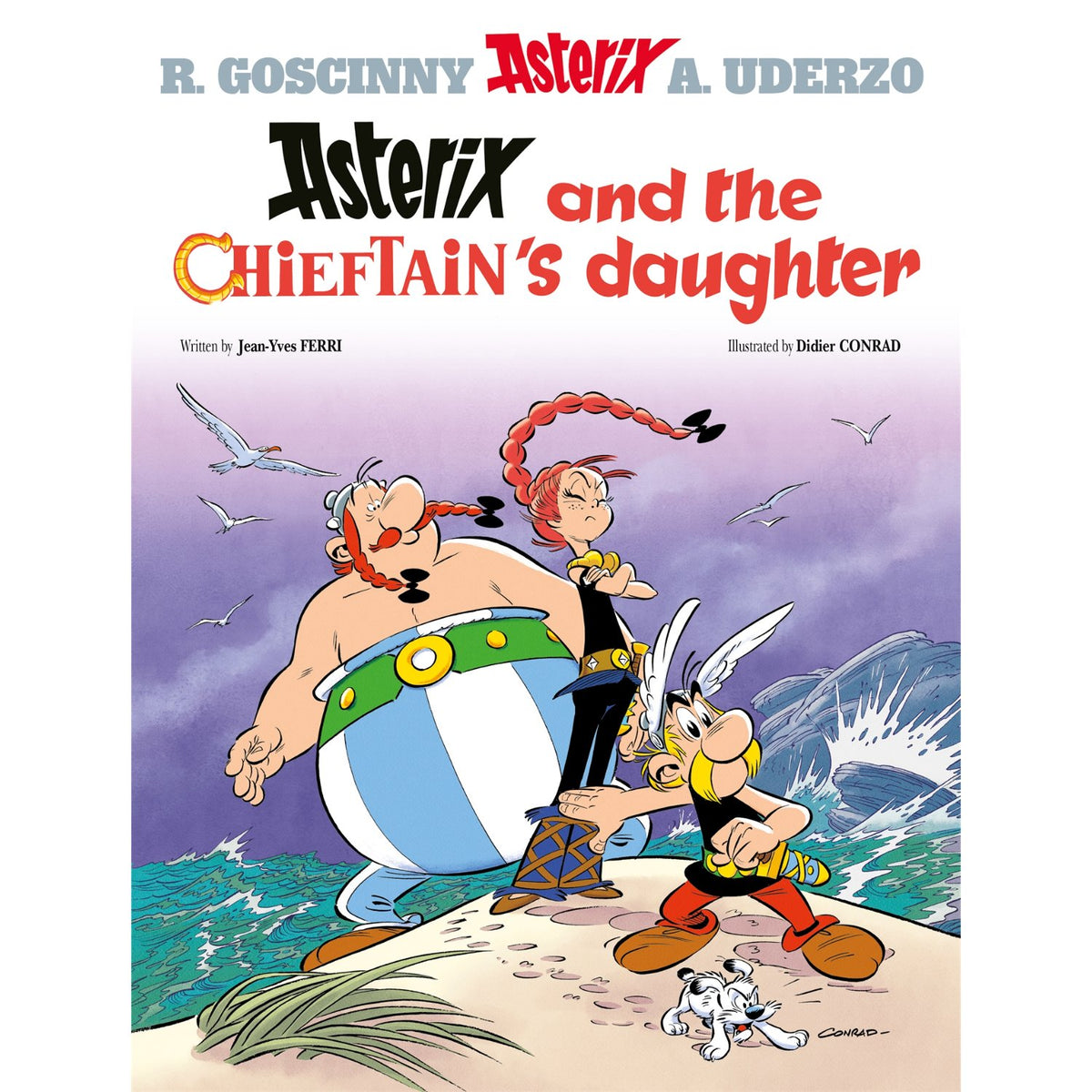 Children's paperback cover: 'Asterix: Asterix and The Chieftain's Daughter' by Jean-Yves Ferri and Didier Conrad