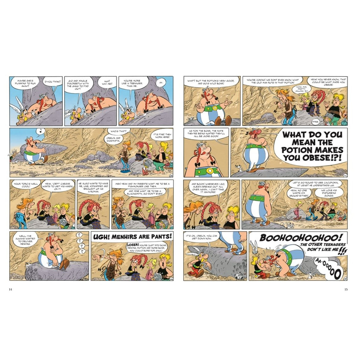 Sample pages (3) from 'Asterix: Asterix and The Chieftain's Dau…' by Jean-Yves Ferri and Didier Conrad - children's paperback