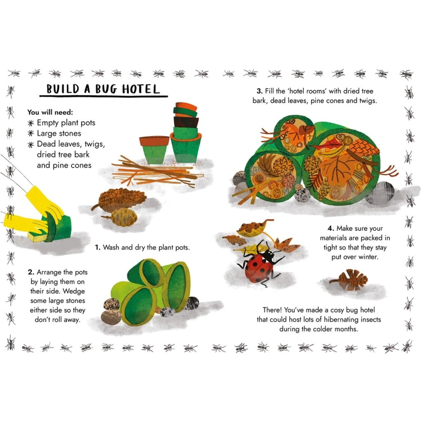 Little Guides to Nature: Hello Bugs | Hardcover | Children's Book on Nature