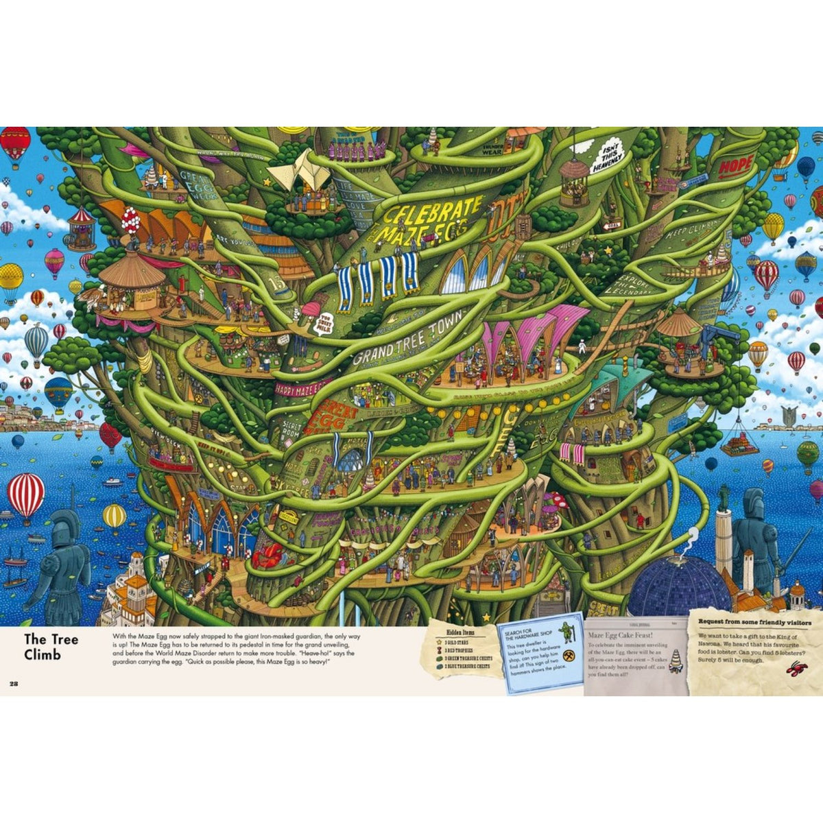 Sample pages (2) from 'Pierre the Maze Detective: The Curious Case of the Castle in…' by Hiro Kamigaki - children's paperback