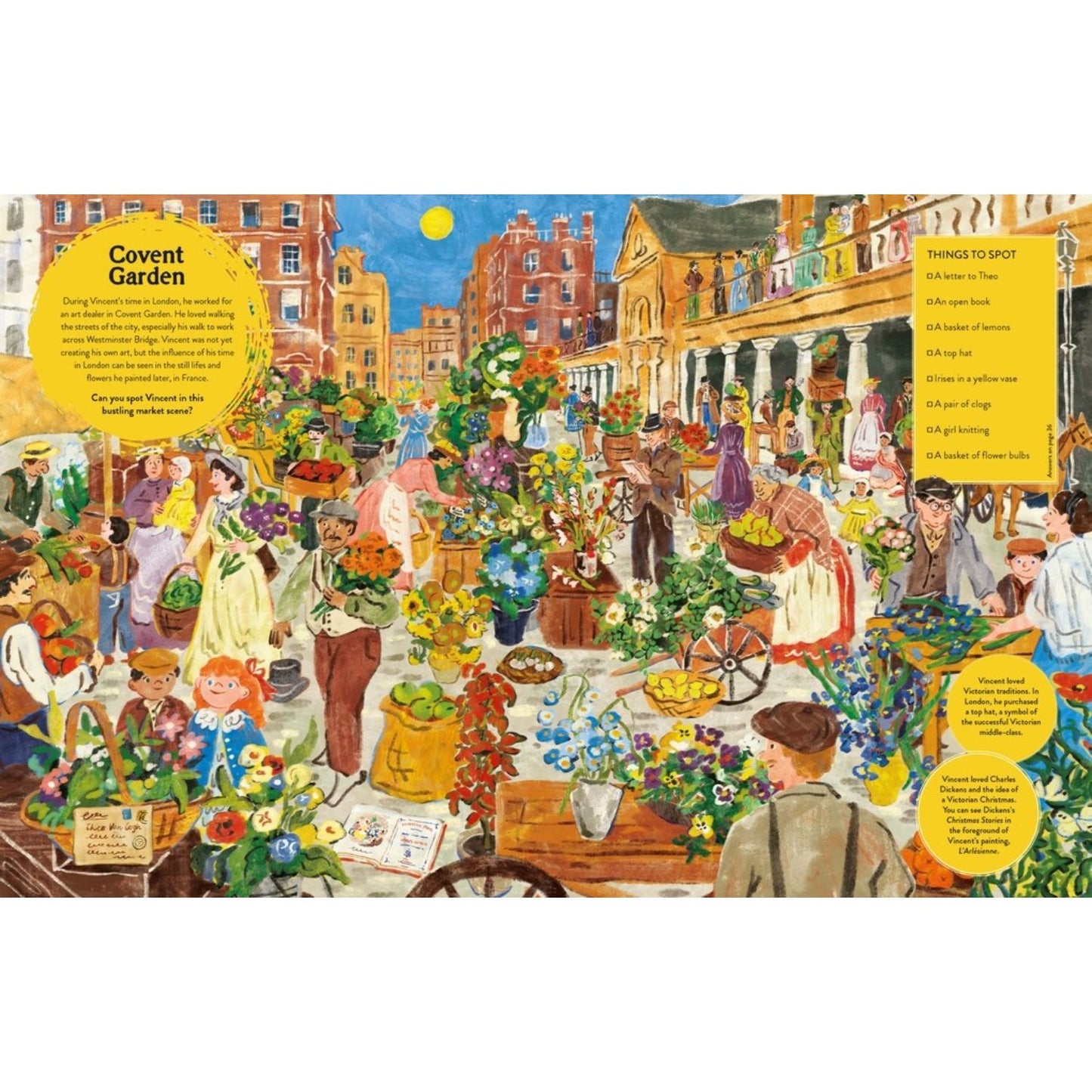 Find Vincent van Gogh - A Spotting Book | Hardcover | Children's Book on Art & Music
