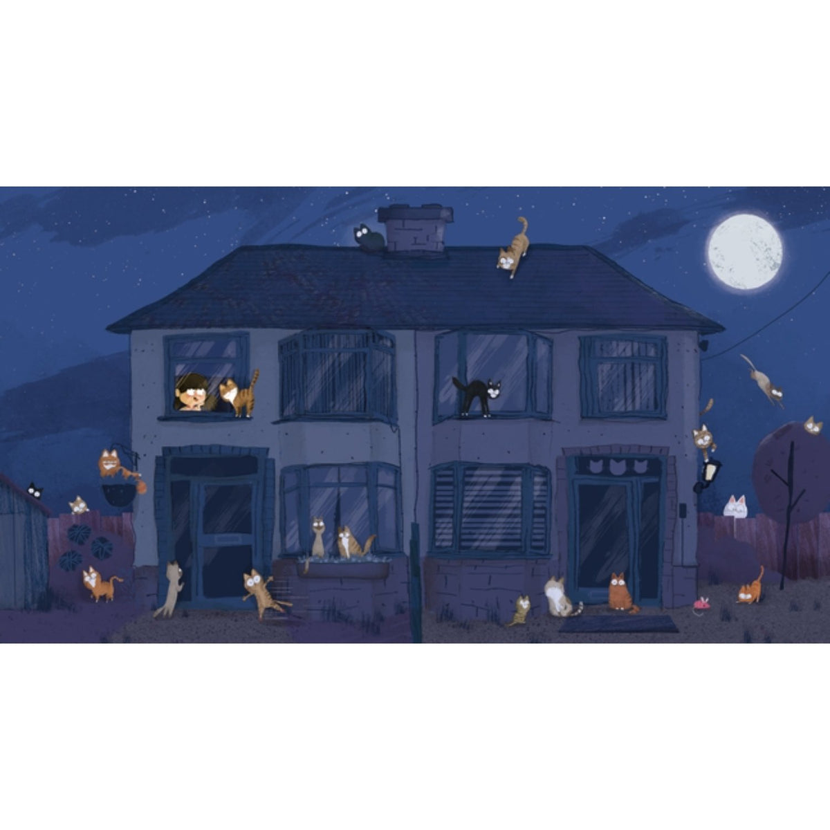 Sample pages (6) from 'Neighbour's Cat' by Michael Rosen and Alex Willmore - preschool paperback