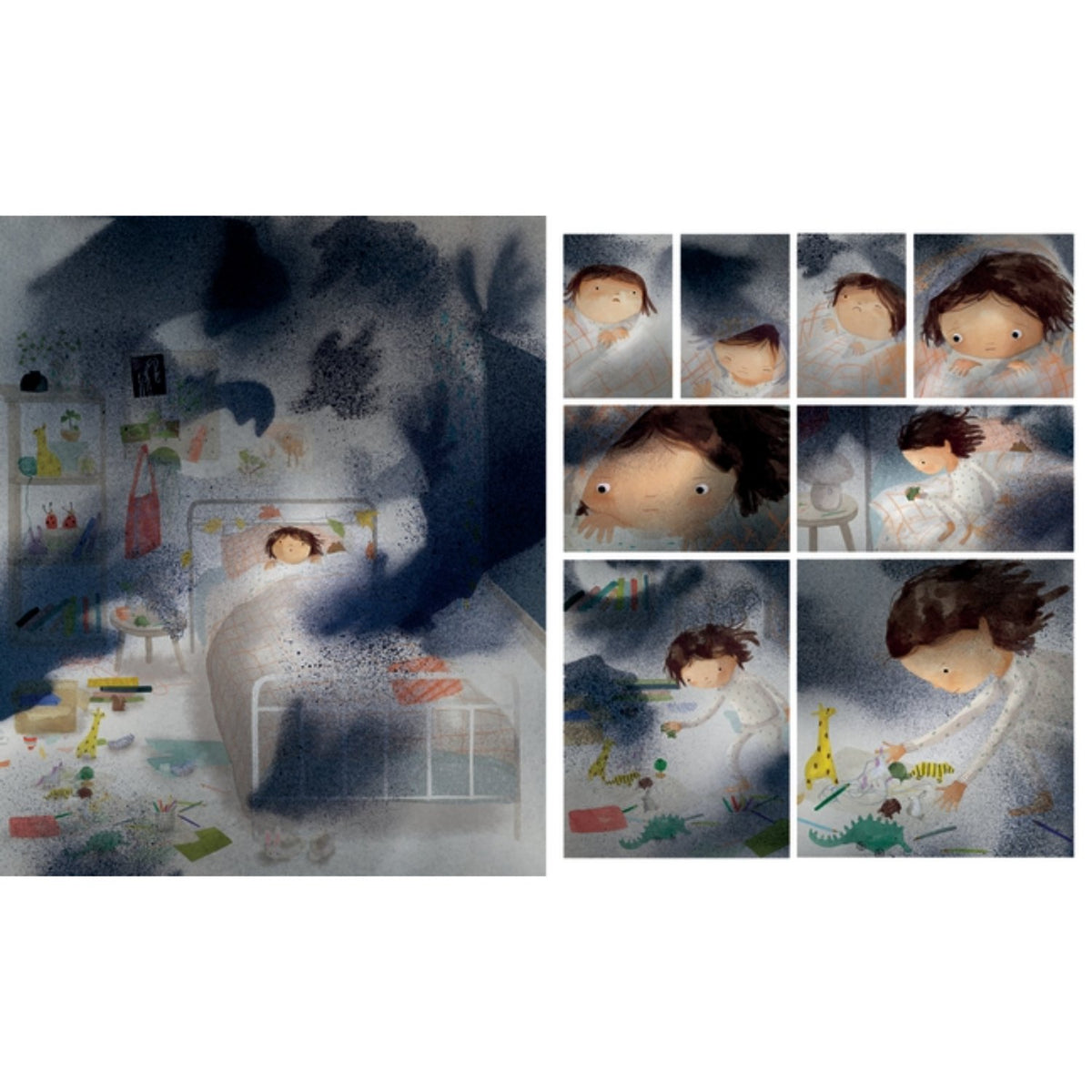 Sample pages (3) from 'Dream Keeper' by Anna Walker - preschool hardcover