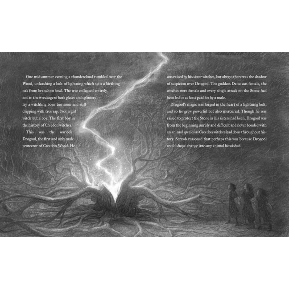 Sample pages (2) from 'Deerheart' by Eoin Colfer and P.J. Lynch - children's hardcover