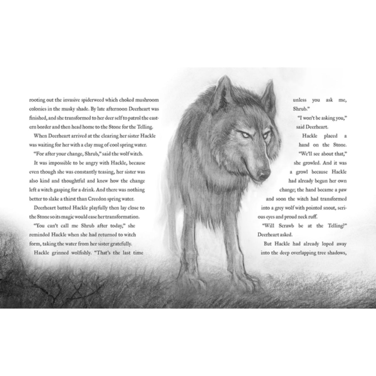 Sample pages (3) from 'Deerheart' by Eoin Colfer and P.J. Lynch - children's hardcover