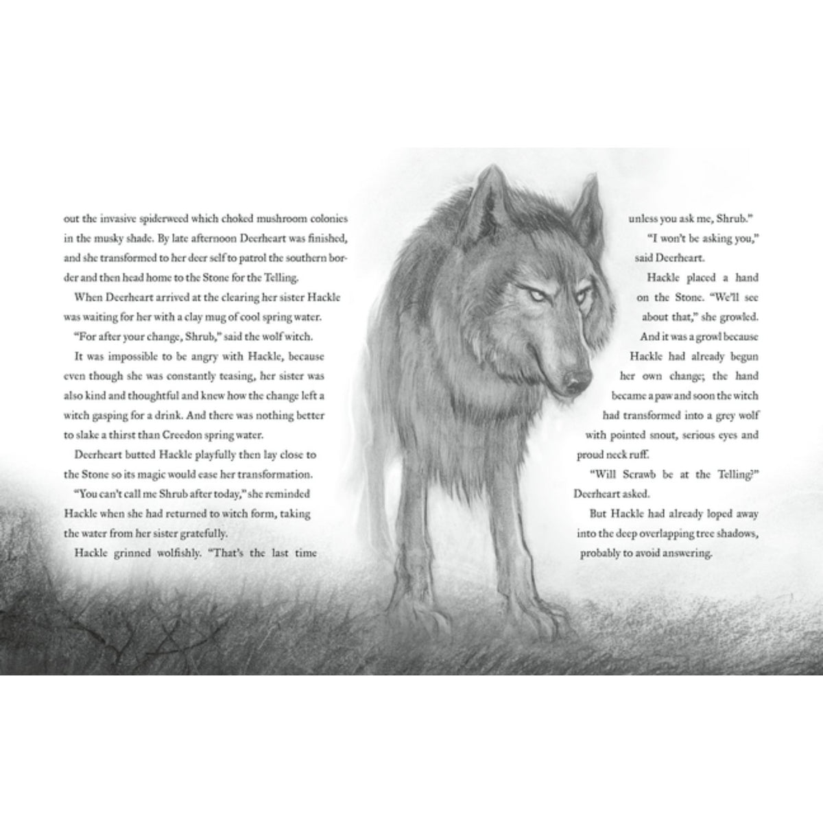 Sample pages (6) from 'Deerheart' by Eoin Colfer and P.J. Lynch - children's hardcover
