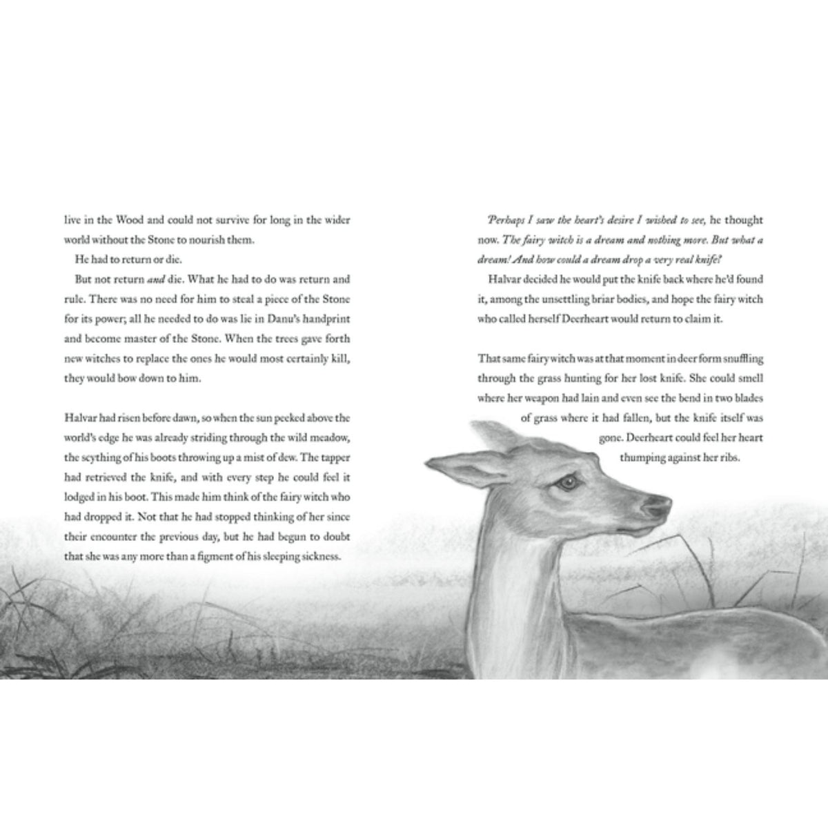 Sample pages (7) from 'Deerheart' by Eoin Colfer and P.J. Lynch - children's hardcover