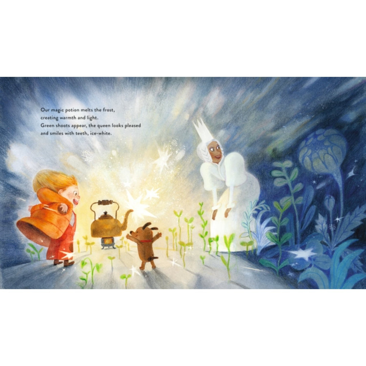 Sample pages (3) from 'Fairytale Gardener' by Catherine Jacob and Hoang Giang - preschool paperback