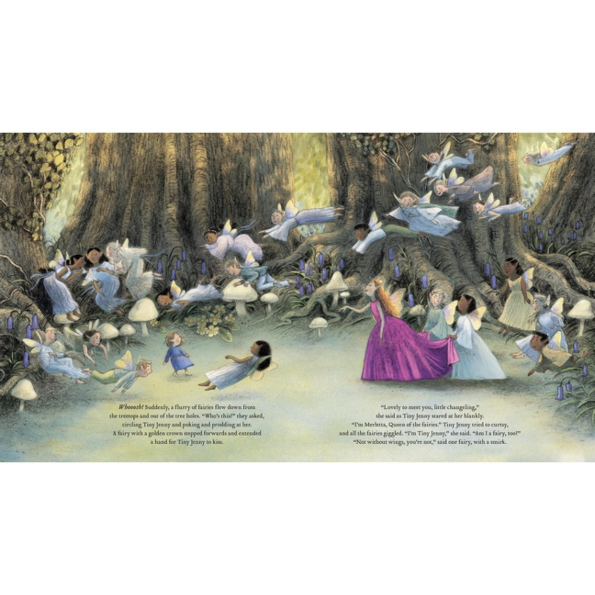 Sample pages (4) from 'Tiny Jenny: Little Fairy, Big Trouble' by Briony May Smith - preschool paperback