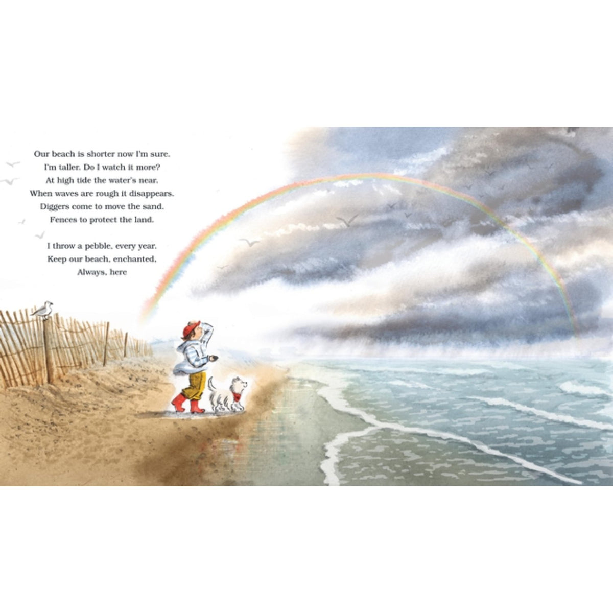 Sample pages (2) from 'Enchanted Beach' by Esther Freud and Emma Chinnery - preschool paperback