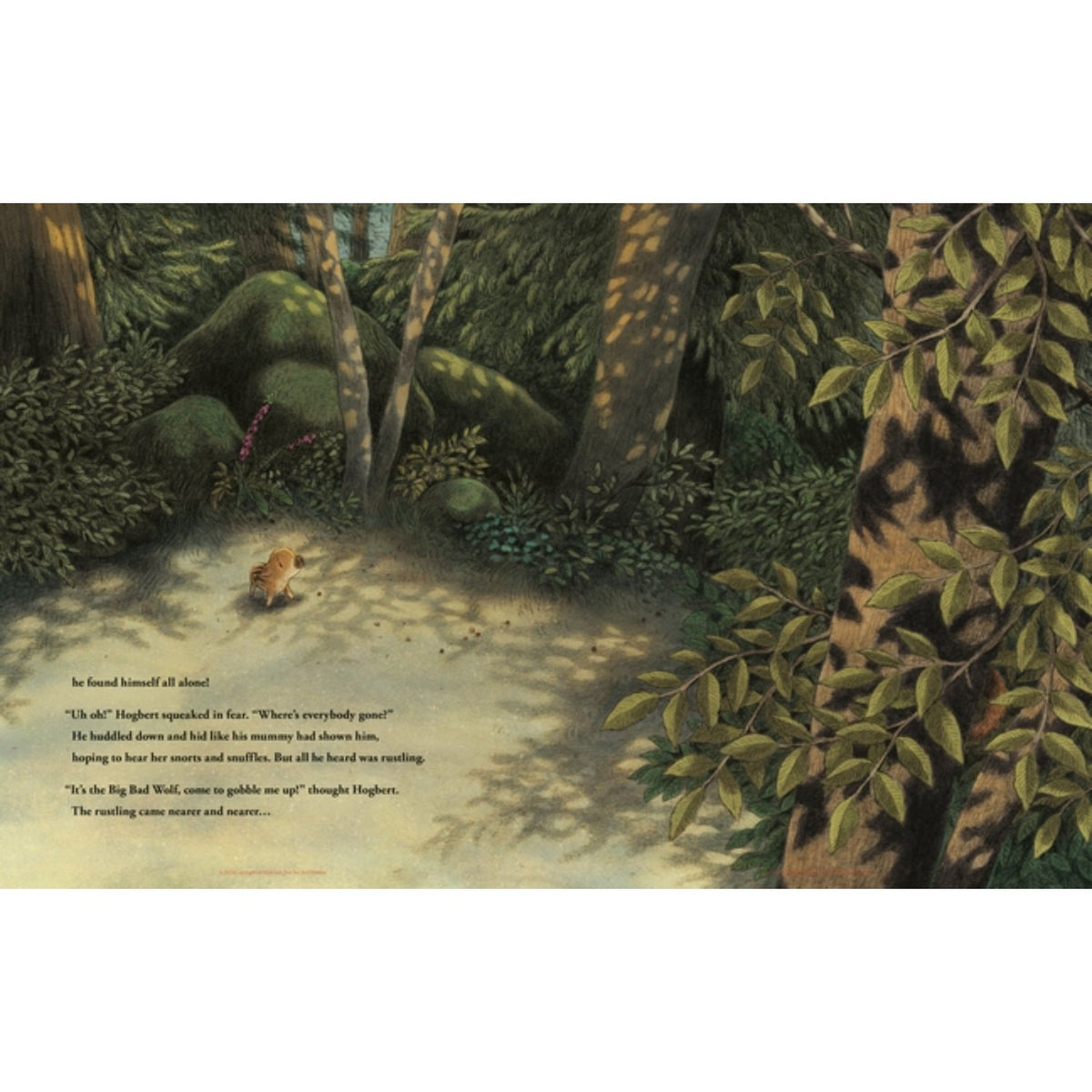 Sample pages (2) from 'Hogbert' by Briony May Smith - preschool paperback