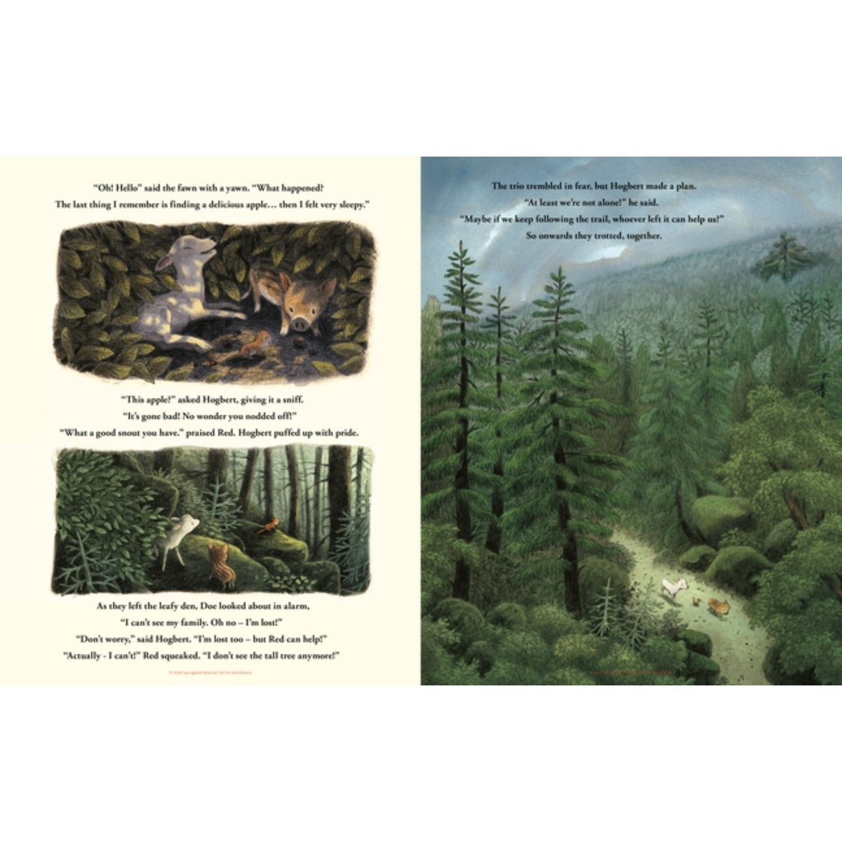 Sample pages (3) from 'Hogbert' by Briony May Smith - preschool paperback