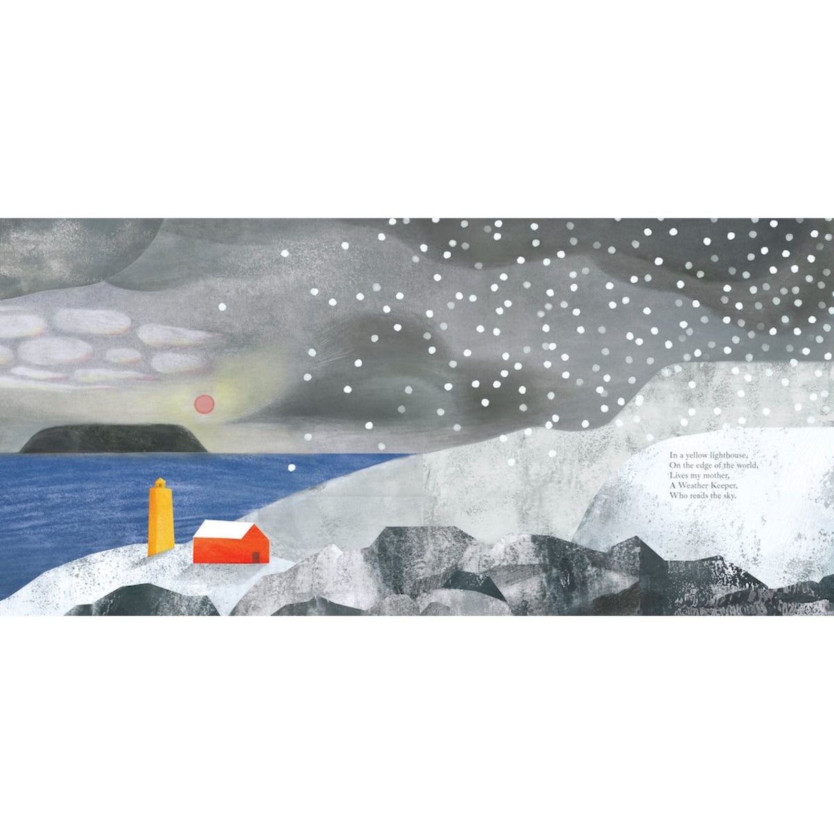 Sample pages (2) from 'Weather Keeper' by Nelly Buchet and Elizabeth Haidle - preschool hardcover