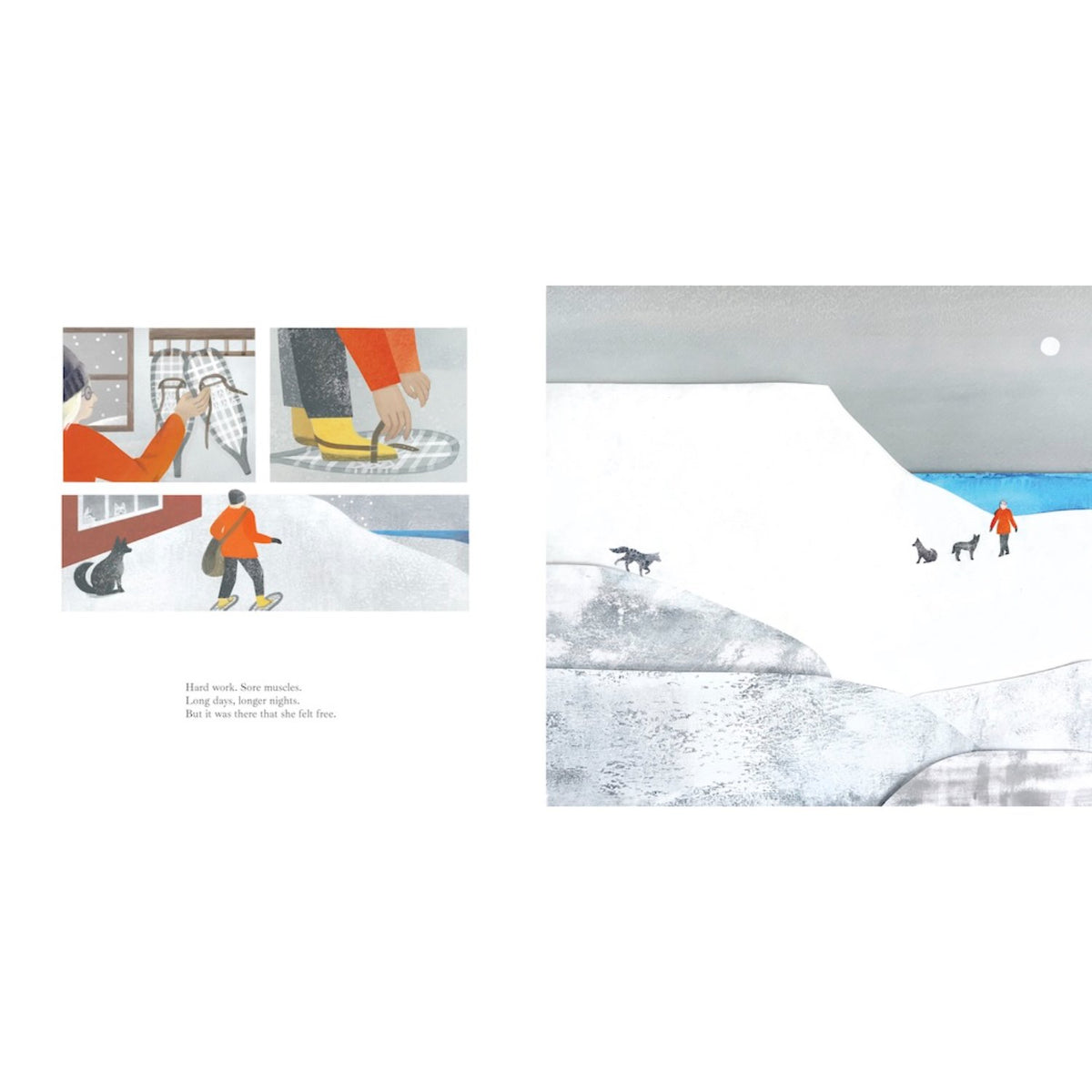 Sample pages (7) from 'Weather Keeper' by Nelly Buchet and Elizabeth Haidle - preschool hardcover