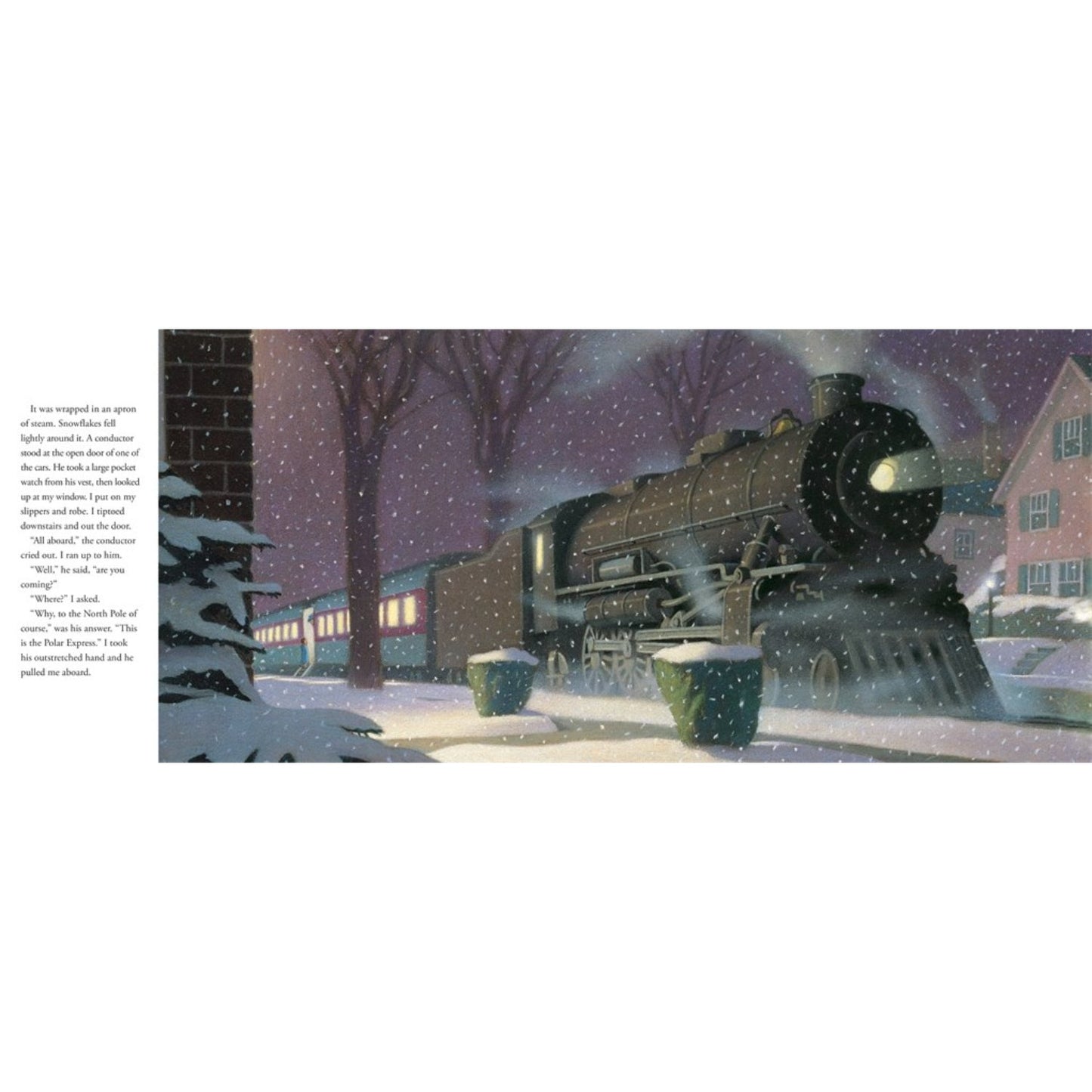 The Polar Express:  40th Anniversary Edition with free audiobook read by Liam Neeson | Paperback | Children's Story Book