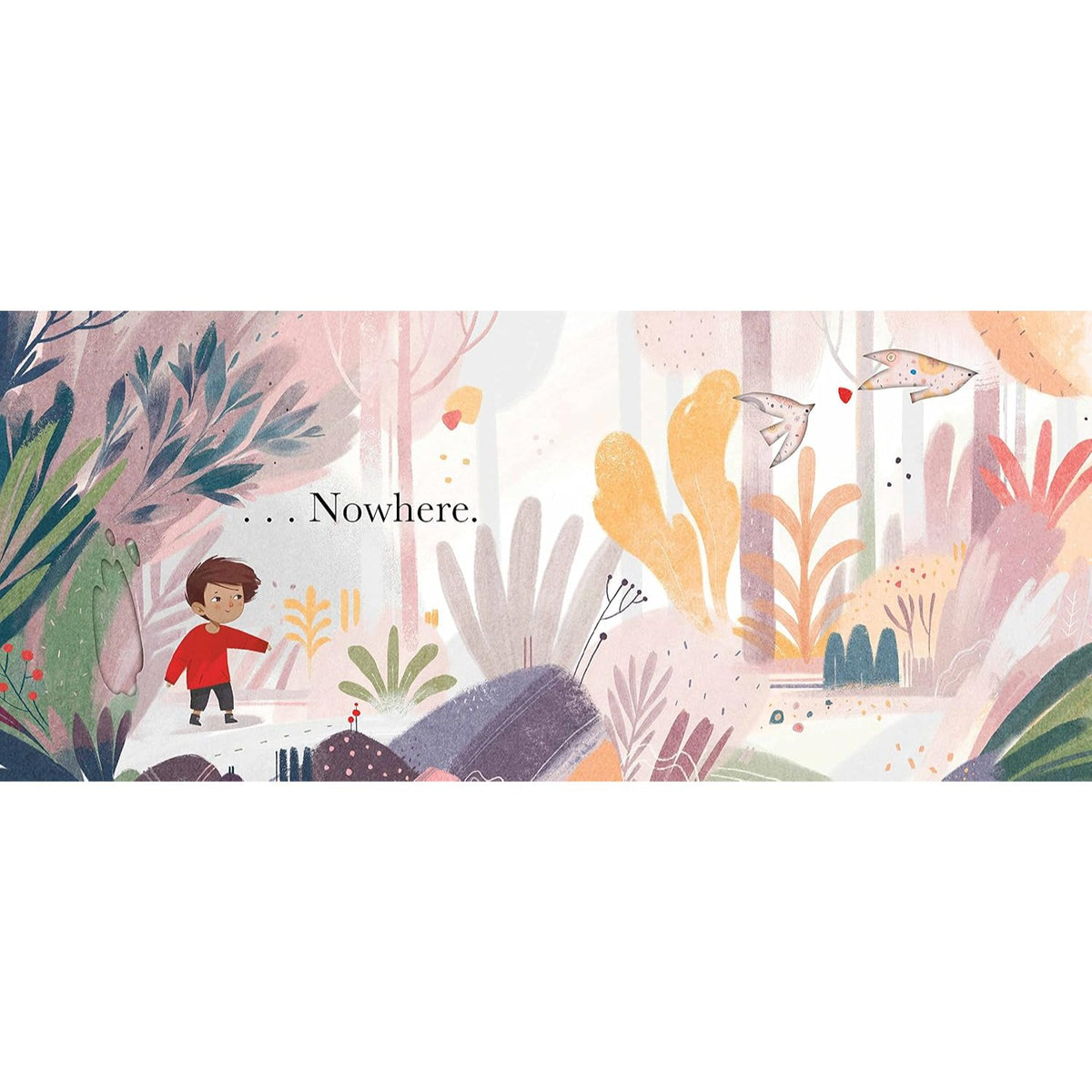 Sample pages (2) from 'Somewhere' by Jeanne Willis and Anastasia Suvorova - preschool paperback