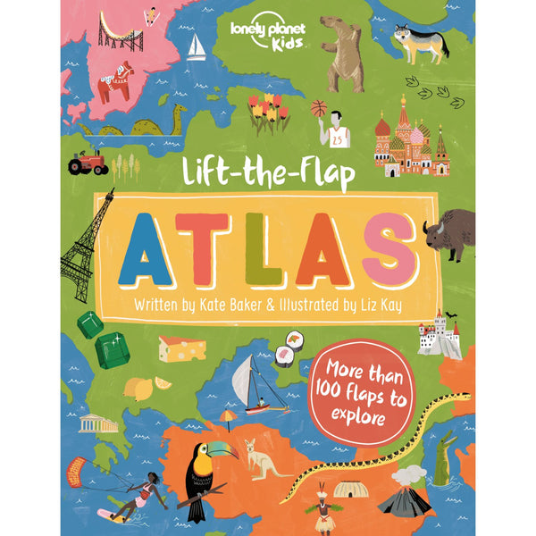 Lonely Planet Kids Lift-the-Flap Atlas | Hardcover | Children's Book on Exploration & Travel