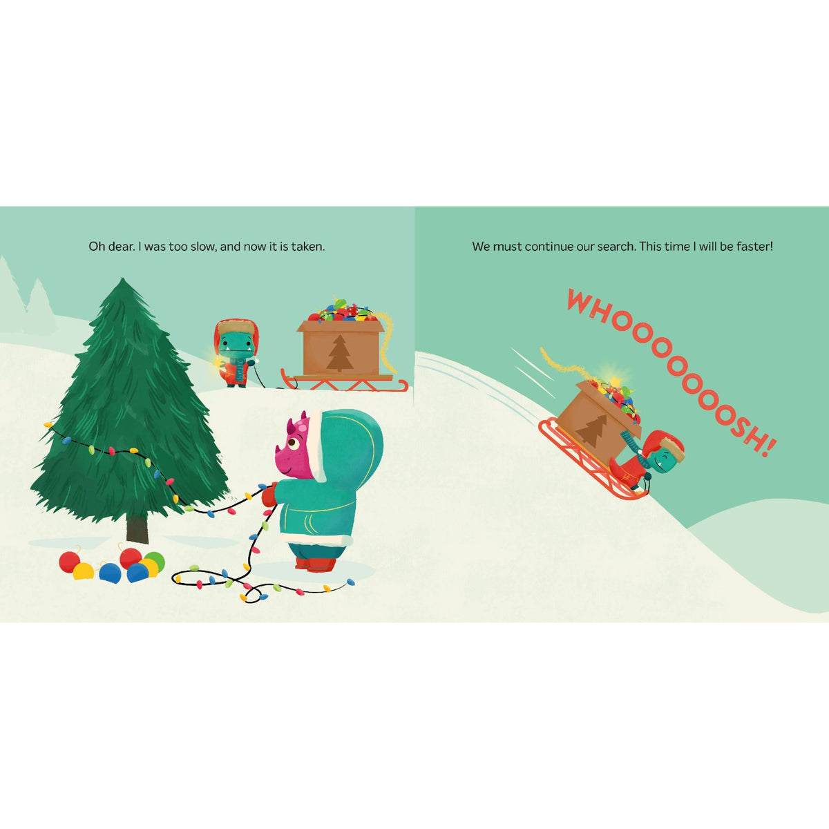 Sample pages (6) from 'Tiny T. Rex and the Littlest Star' by Jonathan Stutzman and Jay Fleck - preschool hardcover