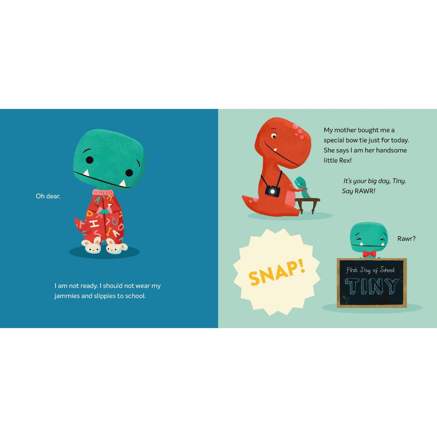 Tiny T. Rex and the First-Day Oopsies - A Back-to-School Book | Hardcover | Children's Book on School & Learning