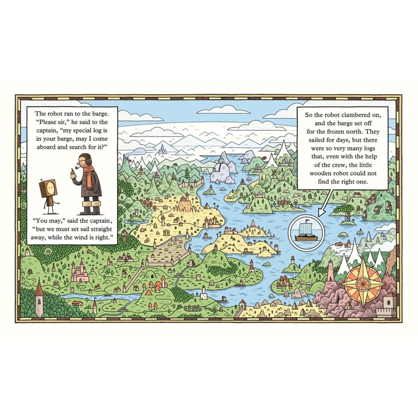 Little Wooden Robot and the Log Princess | Paperback | Children's Story Book