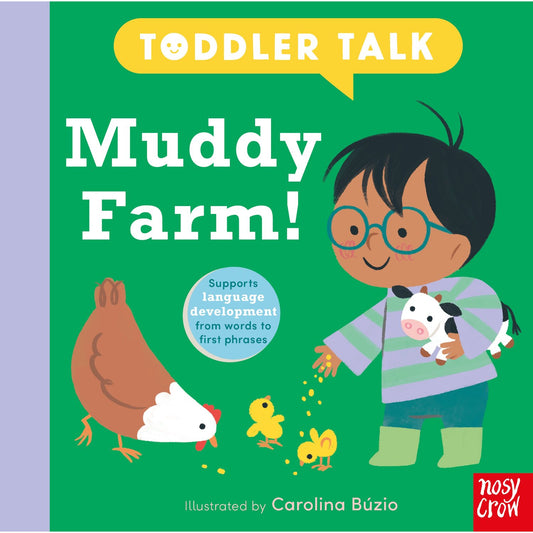 Toddler Talk: Muddy Farm! | Board Book | Children's Early Learning Book
