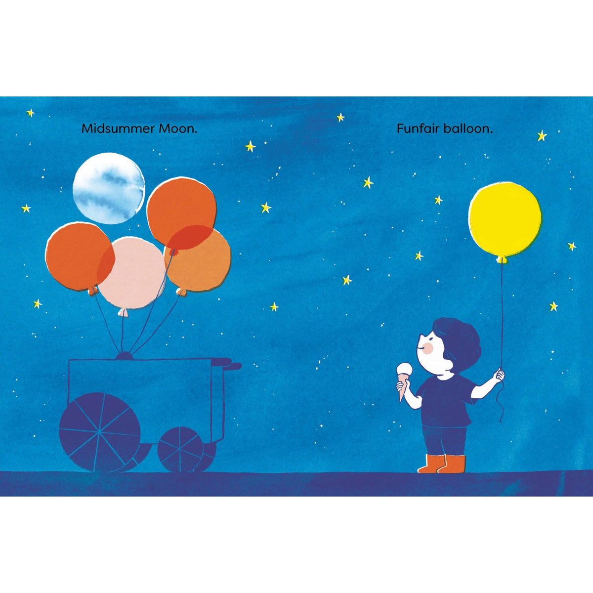 Sample pages (3) from 'Follow Me Moon' by Colleen Larmour - toddler hardcover