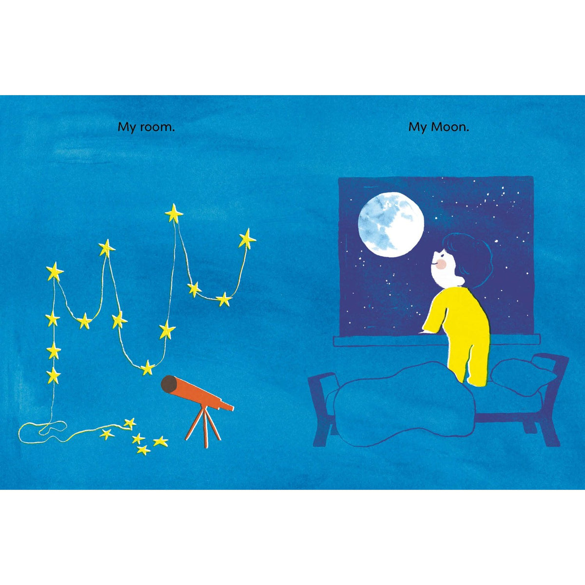 Sample pages (5) from 'Follow Me Moon' by Colleen Larmour - toddler hardcover