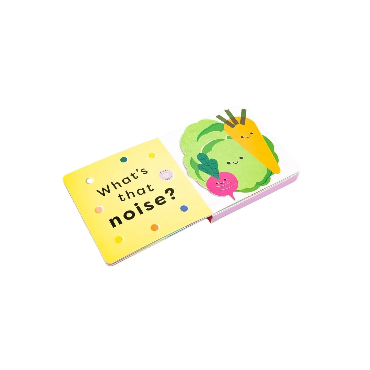 Children's book with colorful illustrations on a white background