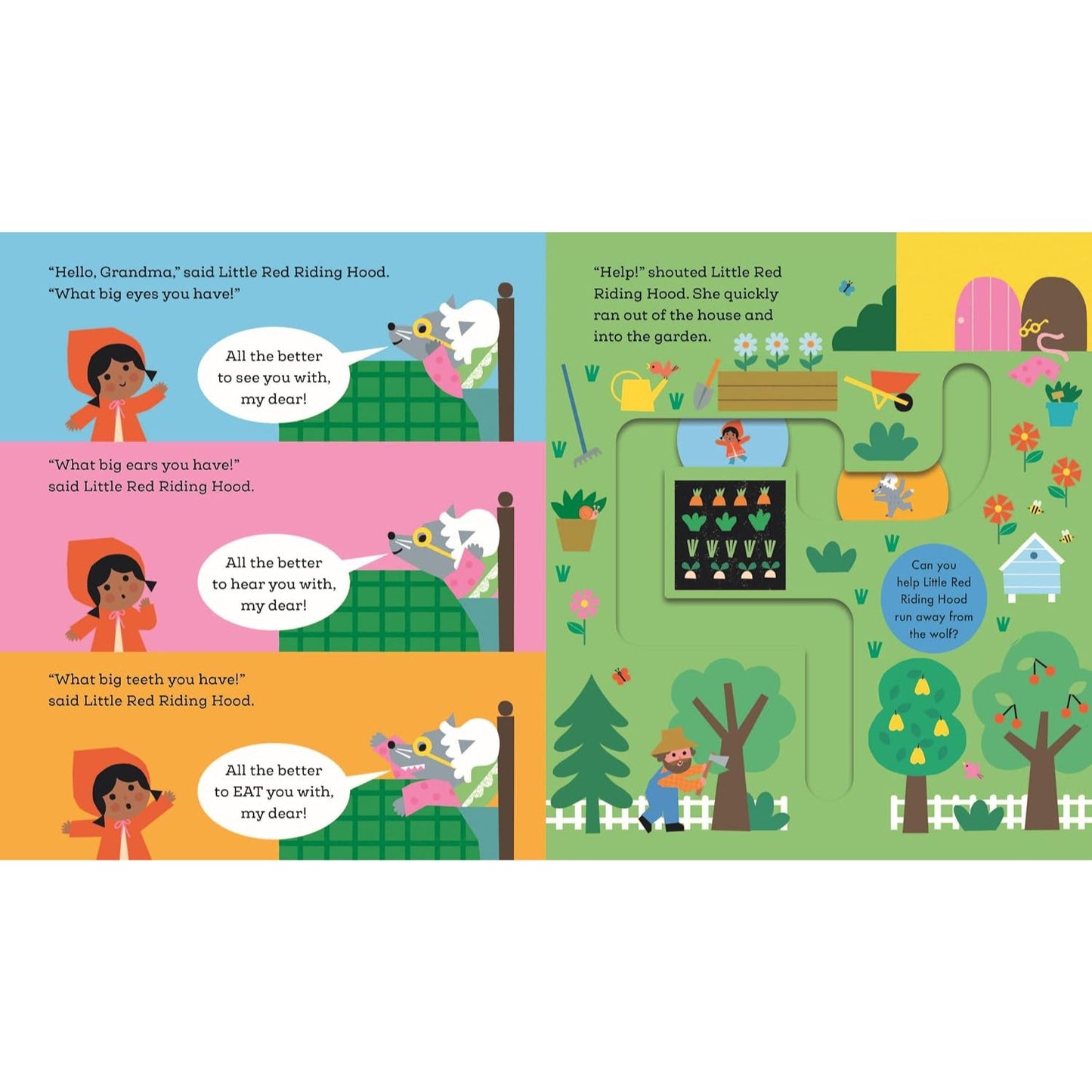 Fairy Trails: Little Red Riding Hood | Board Book | Children's Book on Fairy Tales & Folklore