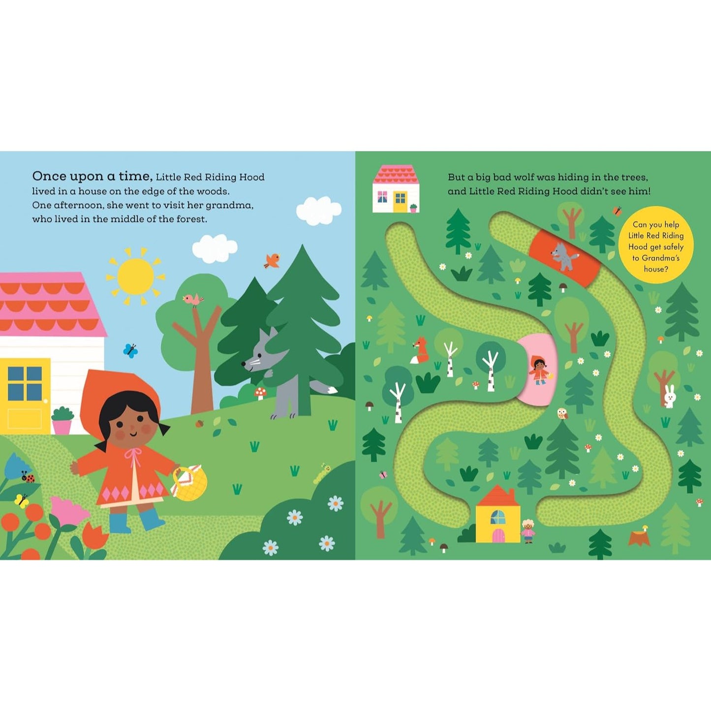 Fairy Trails: Little Red Riding Hood | Board Book | Children's Book on Fairy Tales & Folklore