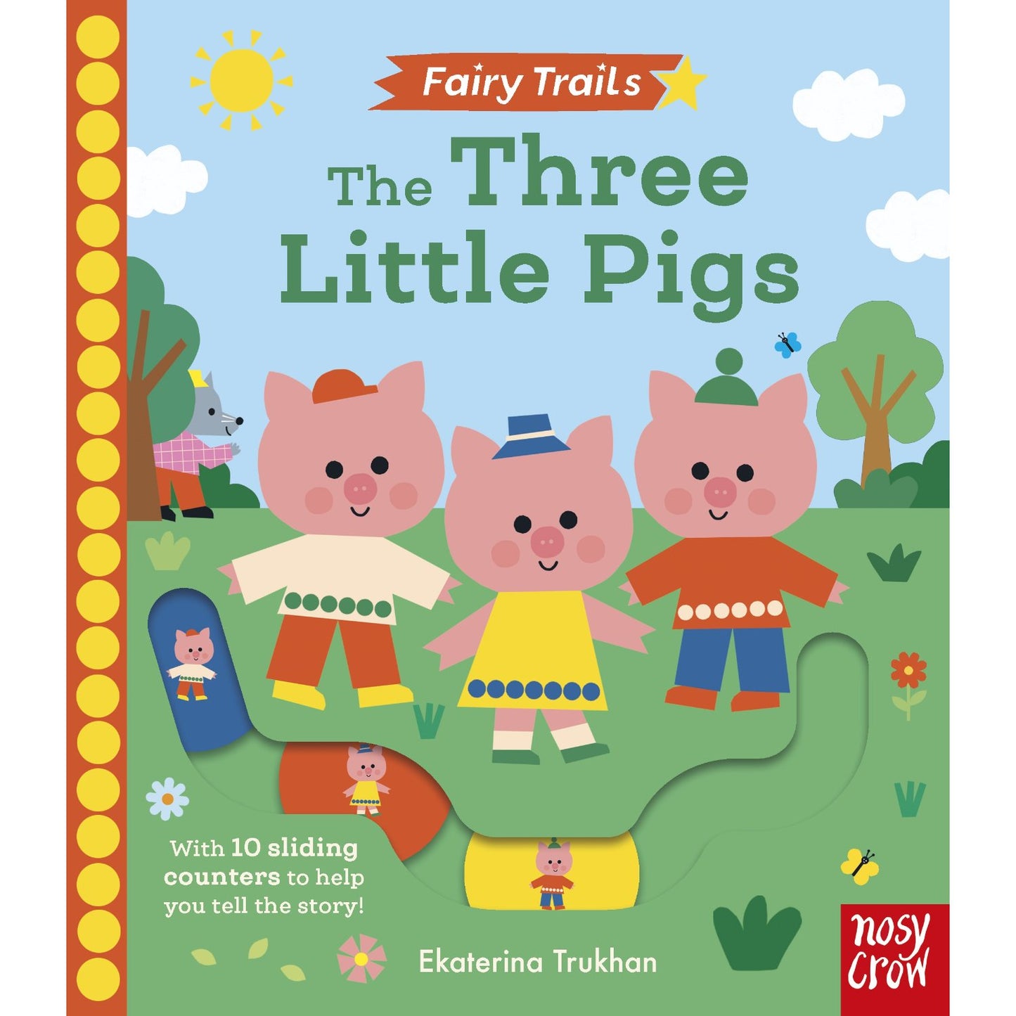 Fairy Trails: The Three Little Pigs | Board Book | Children's Book on Fairy Tales & Folklore
