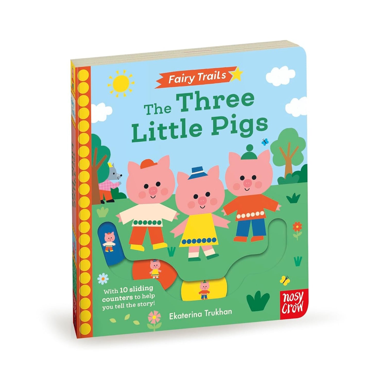 Fairy Trails: The Three Little Pigs | Board Book | Children's Book on Fairy Tales & Folklore