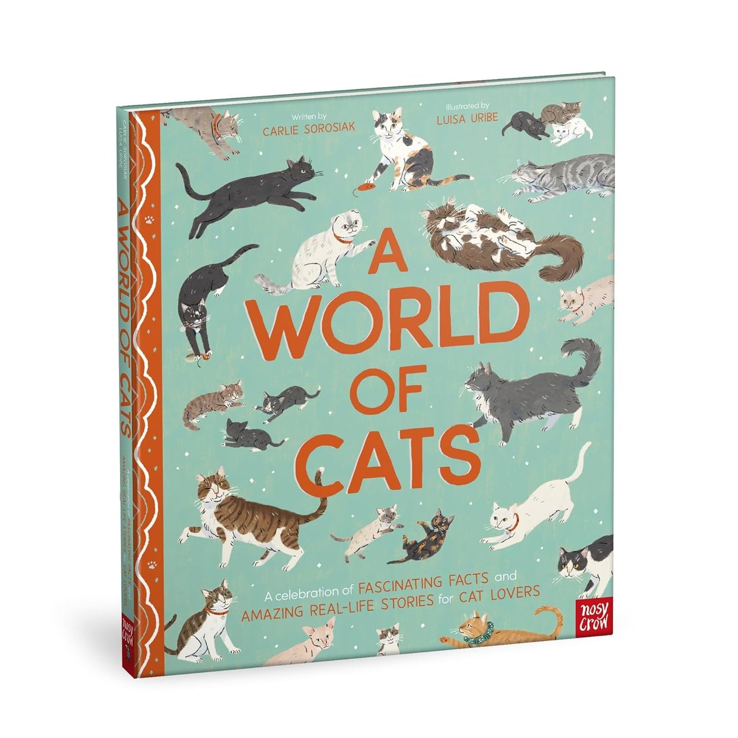 World of Cats - Facts & Real-Life Stories for Cat Lovers | Hardcover | Children's Book on Animals