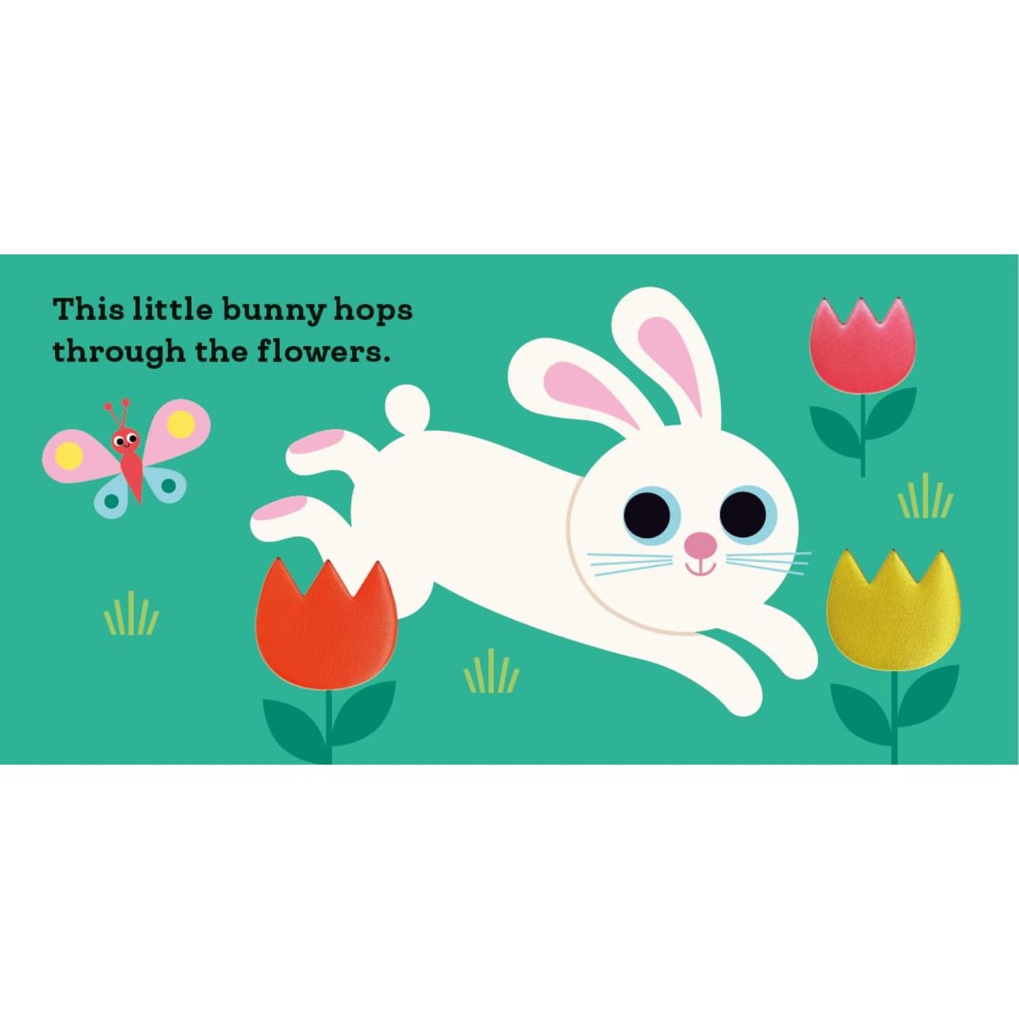 This Little Bunny - A Touch and Feel Book | Interactive Board Book for Babies & Toddlers