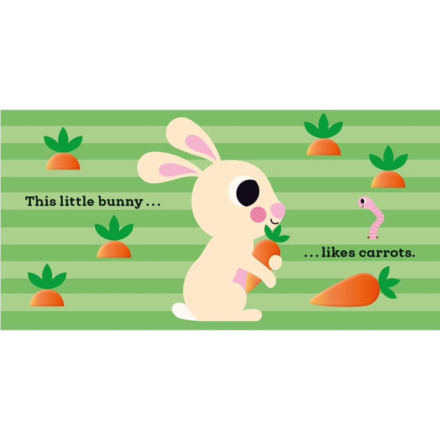 This Little Bunny - A Touch and Feel Book | Interactive Board Book for Babies & Toddlers