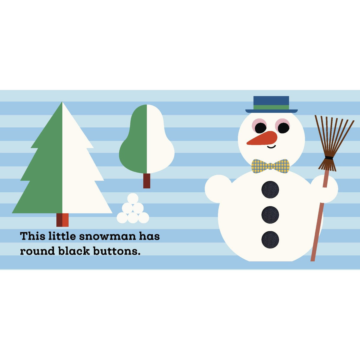 Sample pages (2) from 'This Little Snowman' by Ingela P Arrhenius - children's board book