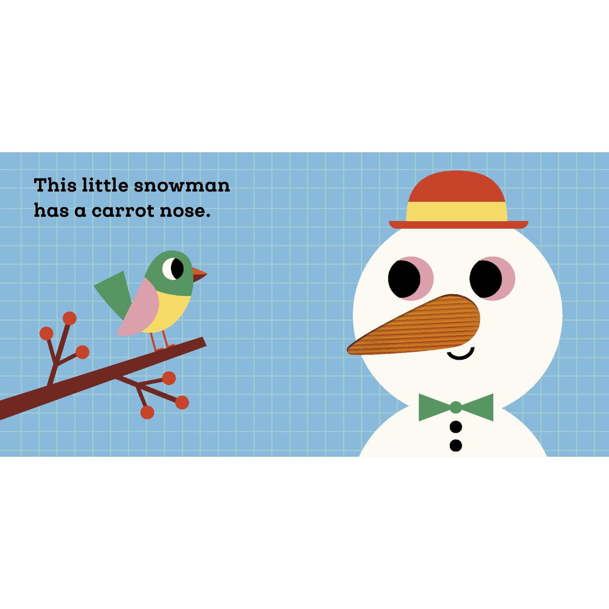 Sample pages (3) from 'This Little Snowman' by Ingela P Arrhenius - children's board book