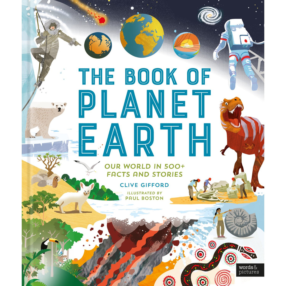 Children's hardcover cover: 'Book of Planet Earth' by Clive Gifford and Paul Boston