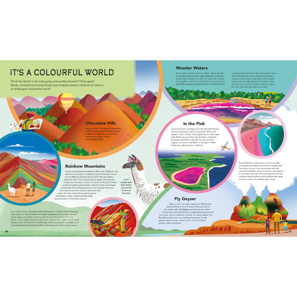 Sample pages (6) from 'Book of Planet Earth' by Clive Gifford and Paul Boston - children's hardcover