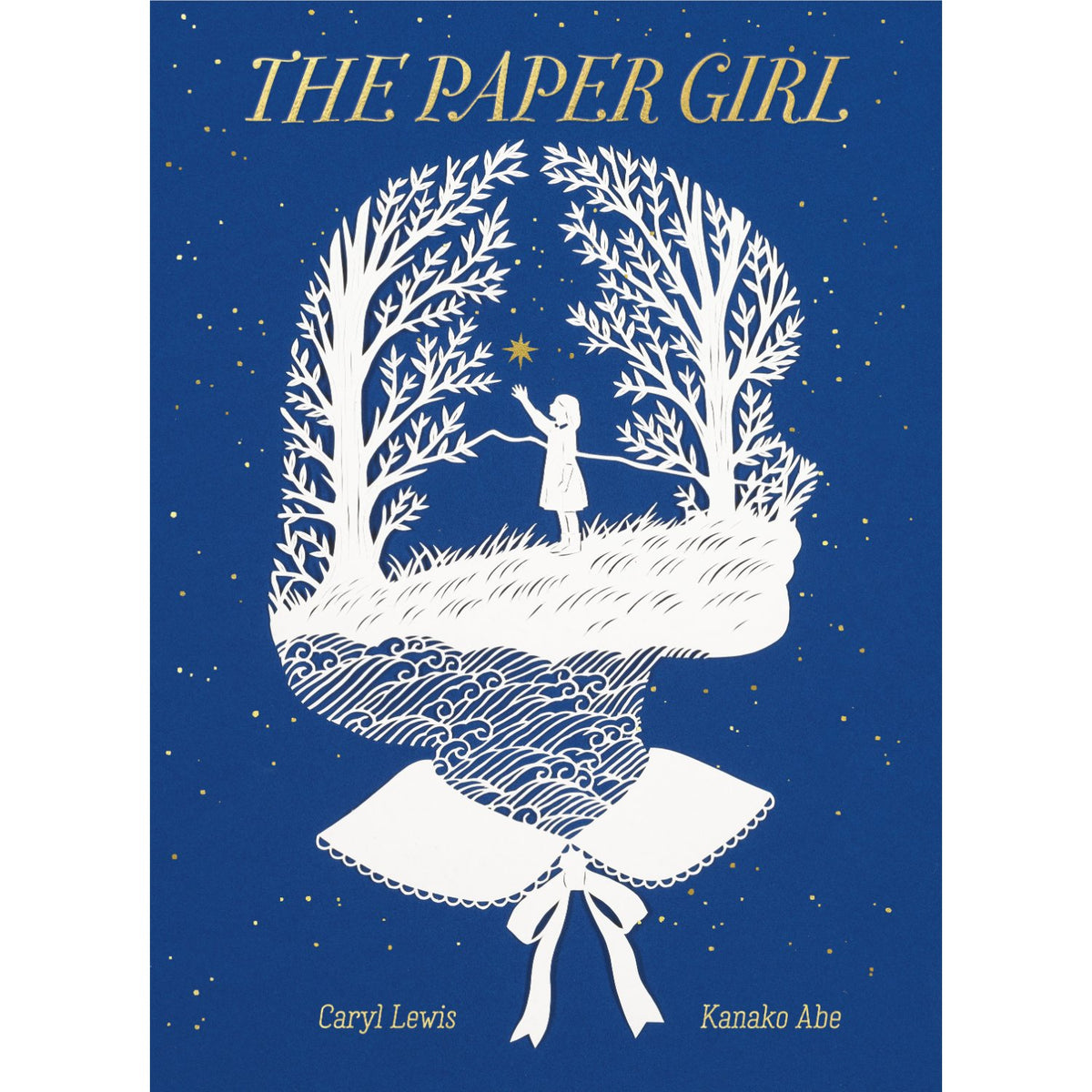Preschool hardcover cover: 'Paper Girl' by Caryl Lewis and Kanako Abe