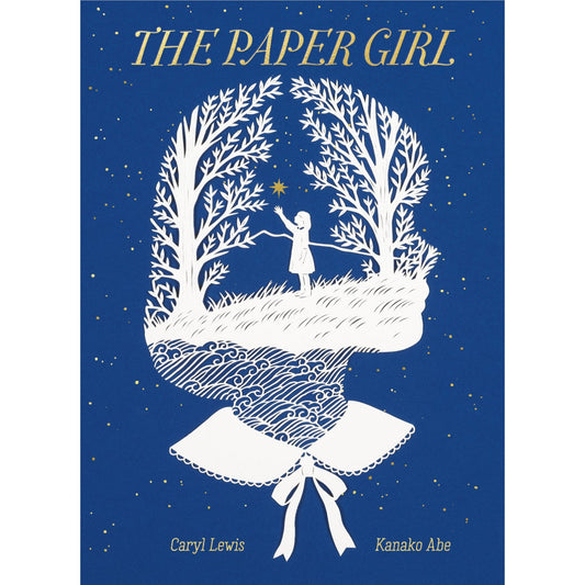 Preschool hardcover cover: 'Paper Girl' by Caryl Lewis and Kanako Abe